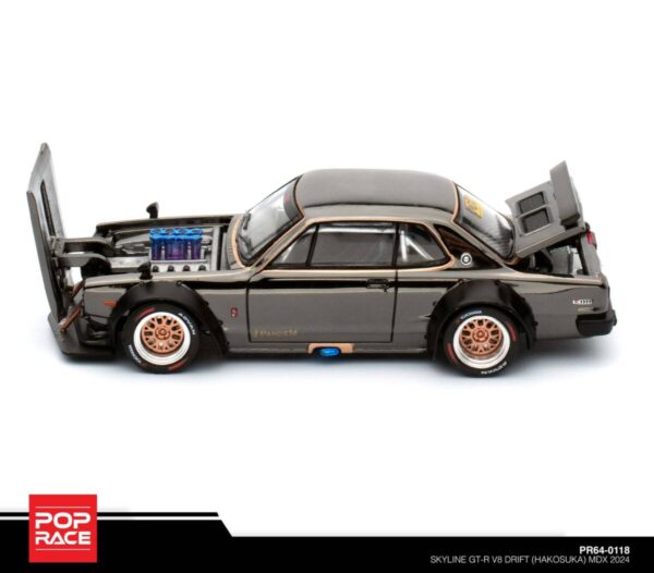 118.4 Pop Race Skyline GT-R V8 Drift (Hakosuka) MDX 2024 PR64-0118