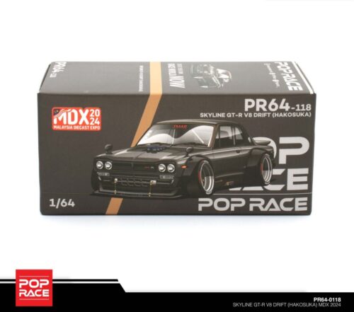 Pop Race Skyline GT-R V8 Drift (Hakosuka) MDX 2024 PR64-0118