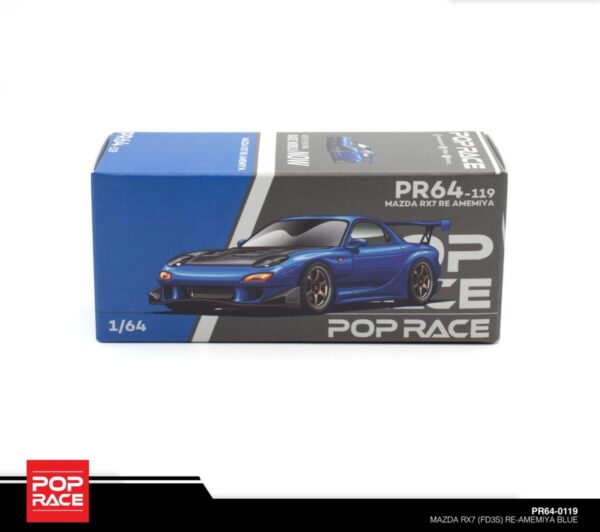 Pop Race Mazda RX7 (FD3S) Re-Amemiya Blue PR64-0119