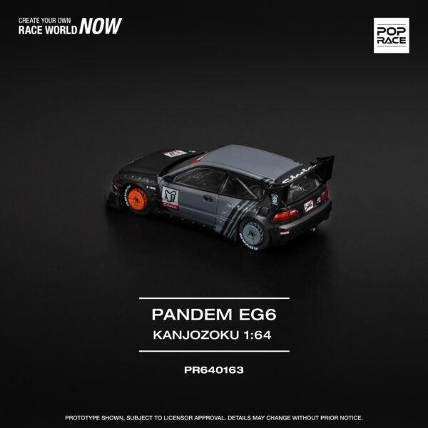 Pop Race 1/64 Pandem Eg6 Kanjozoku PR640163