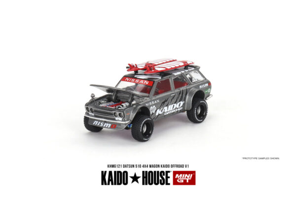 Mini GT Kaido House Datsun KAIDO 510 Wagon 4x4 Kaido Offroad V1