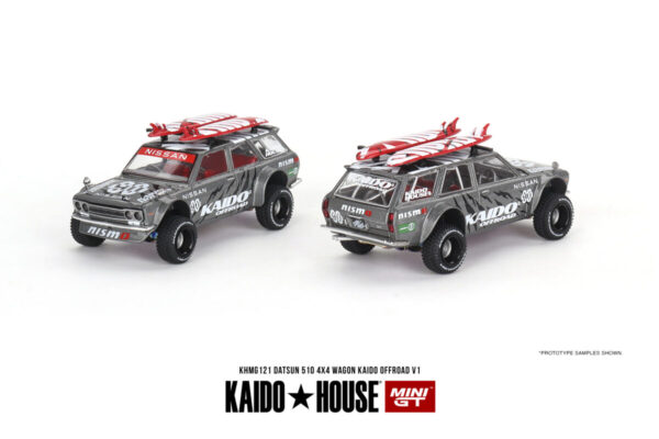 Mini GT Kaido House Datsun KAIDO 510 Wagon 4x4 Kaido Offroad V1