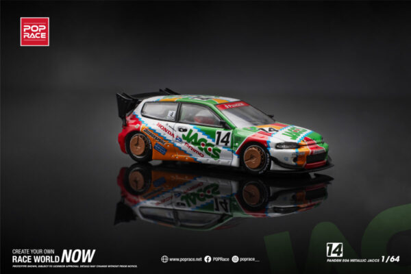 Pop Race Pandem Eg6 Metallic Jaccs PR64-0128 1/64