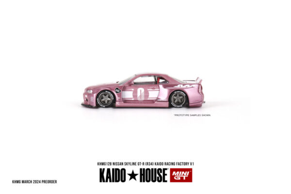 Mini GT Kaido House Nissan Skyline GT-R (R34) KAIDO RACING FACTORY V1
