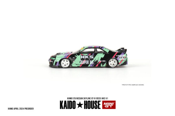 Mini GT Kaido House Nissan Skyline GT-R (R33) HKS V1