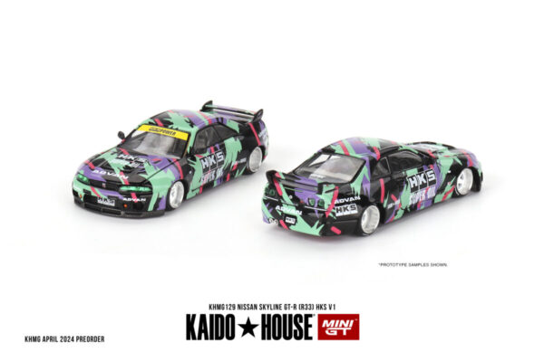 Mini GT Kaido House Nissan Skyline GT-R (R33) HKS V1