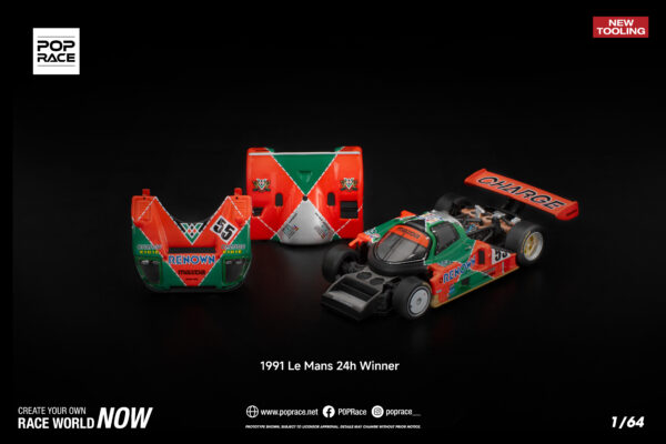 13 (1) Pop Race 1/64 Mazda 787B 1991 Le Mans 24H Winner PR640301