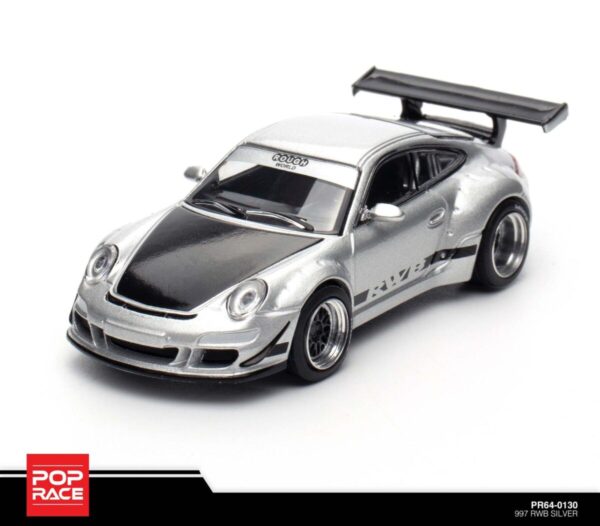 130 Pop Race 997 RWB Silver PR64-0130