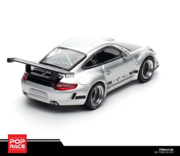 130.1 Pop Race 997 RWB Silver PR64-0130