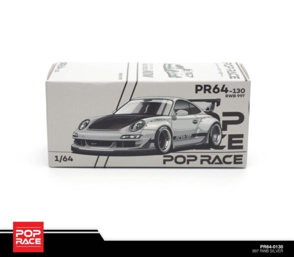 130.3 Pop Race 997 RWB Silver PR64-0130