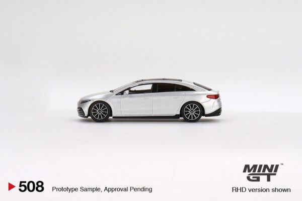 Mini GT Mercedes-Benz EQS 580 4MATIC Silver Metallic