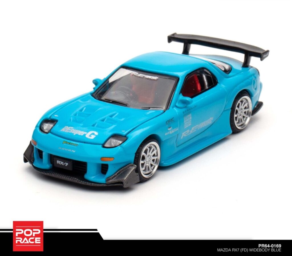 Pop Race Mazda RX7 (FD) Widebody Blue PR64-0169 TOKYO AUTO SALON Kuala ...