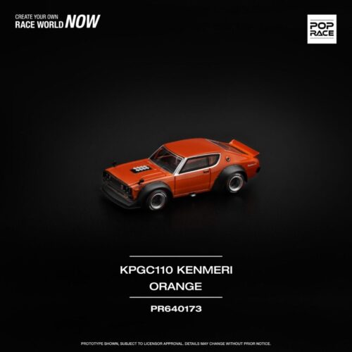 Pop Race 1/64 KPGC110 Kenmeri Orange PR640173