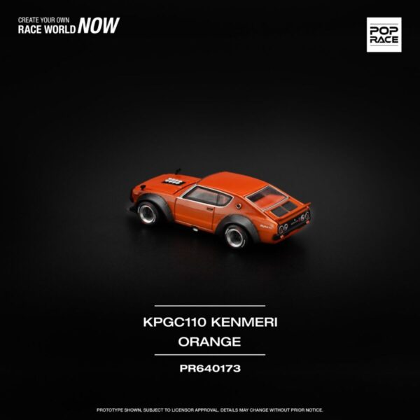 Pop Race 1/64 KPGC110 Kenmeri Orange PR640173