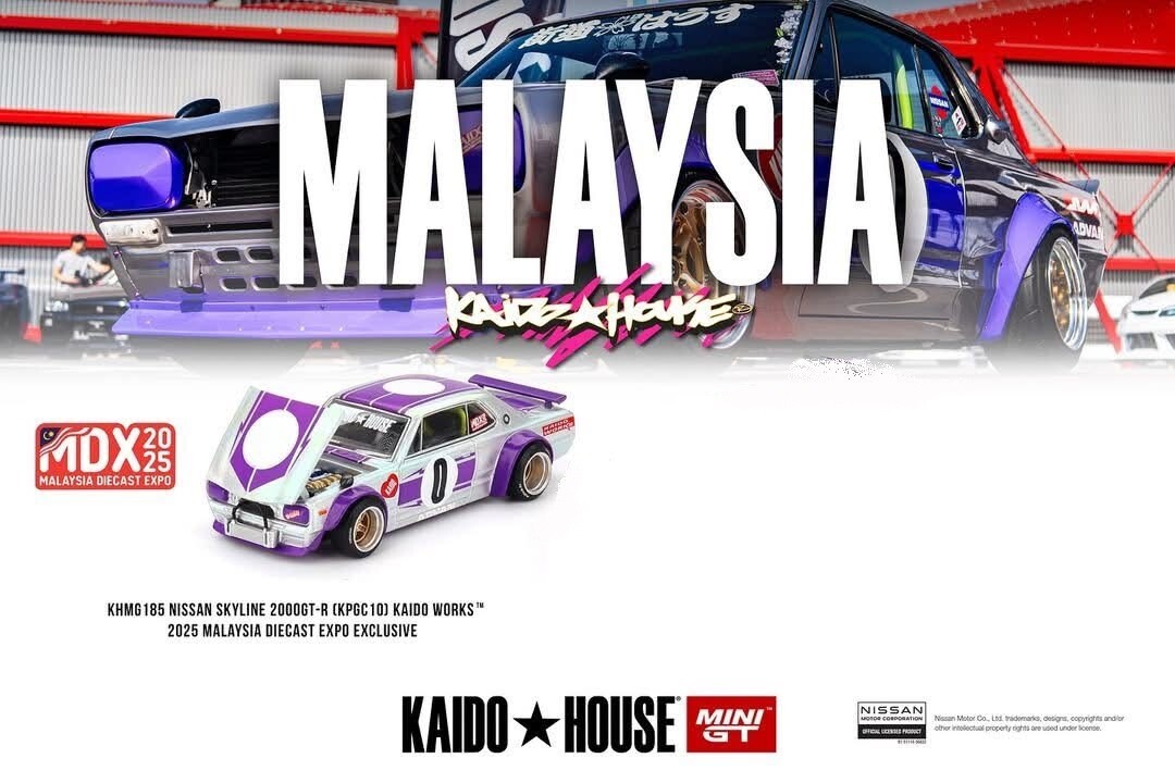 Mini GT Kaido House Malaysia Diecast Expo Exclusive 2025 #185