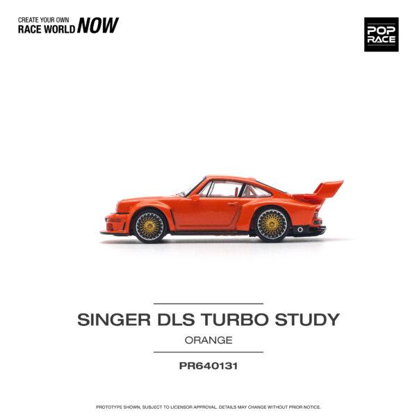 Pop Race 1/64 Singer DLS Turbo Study Orange PR640131