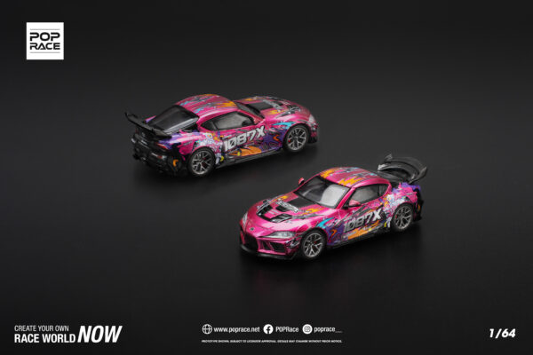 Pop Race 1/64 Darwin Pro 66G Wbk Supra A90 1087X Lion Dance PR64-0285