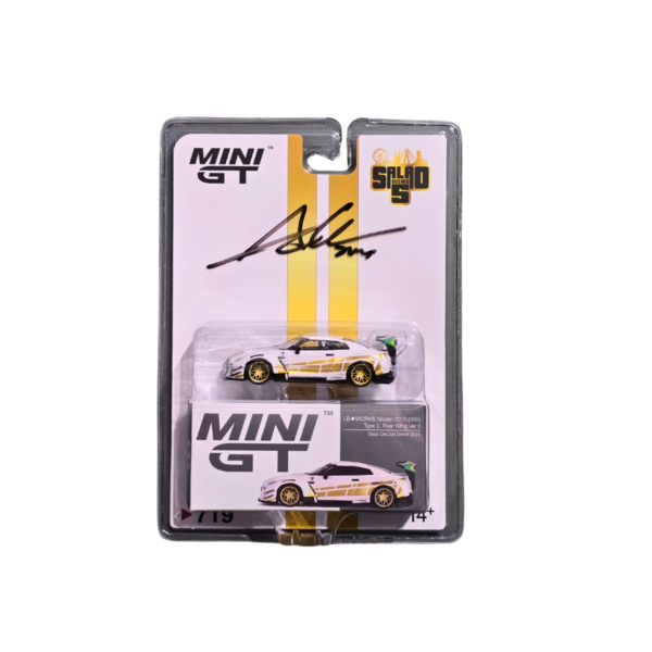 Mini GT Nissan GT-R (R35) LB★WORKS Type 2, Rear Wing ver 3 [ Salao DieCast Dinner 2024 ] Brazil Event Exclusive