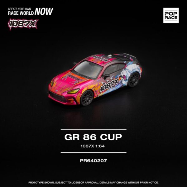207.1 Pop Race 1/64 GR86 CUP 1087X PR640207