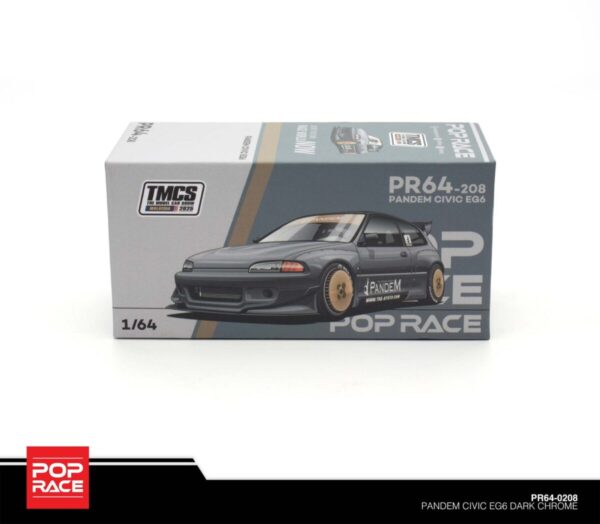 Pop Race Pandem Civic EG6 Dark Chrome PR64-0208 TMCS Exclusive