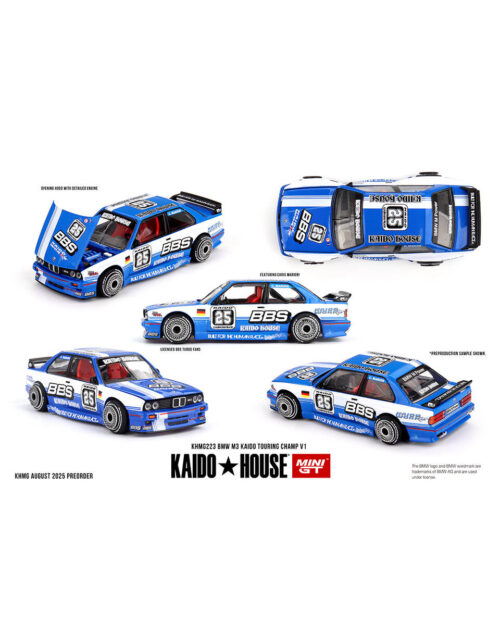 223 Mini GT 1/64 Kaido House BMW M3 Kaido Touring Champ V1 KHMG223
