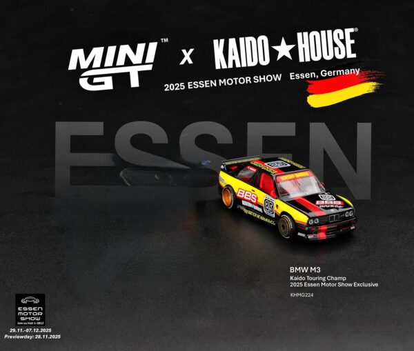 224 Mini Gt BMW M3 – Kaido Touring Champ The BMW M3 KHMG224