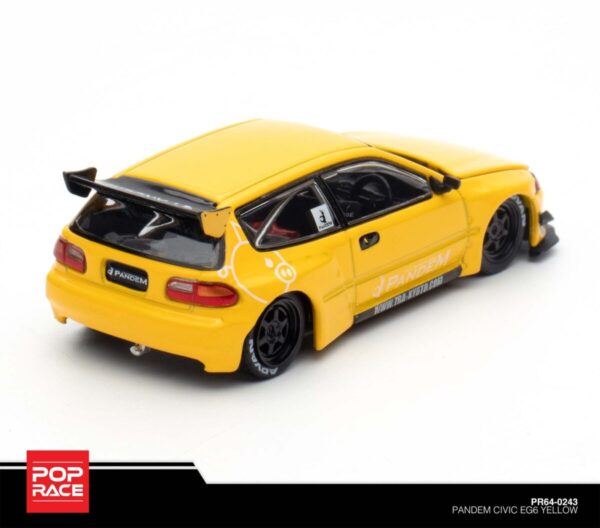 243.2 Pop Race Pandem Civic EG6 Yellow PR64-0243