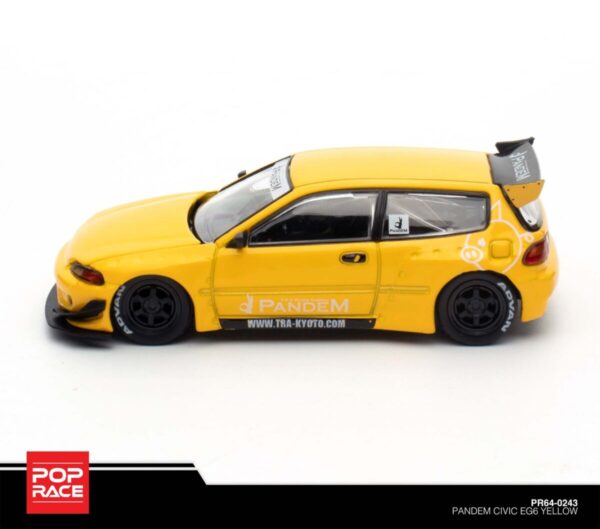 243.3 Pop Race Pandem Civic EG6 Yellow PR64-0243