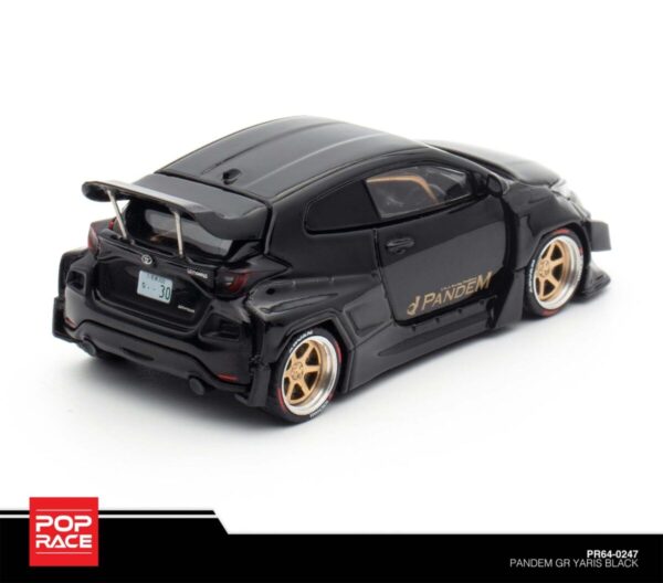 Pop Race Pandem GR Yaris Black PR64-0247