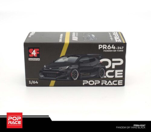 Pop Race Pandem GR Yaris Black PR64-0247