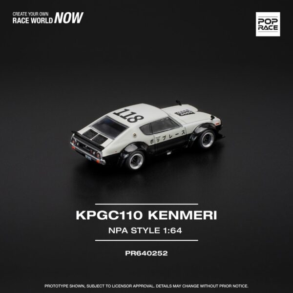 252.2 Pop Race 1/64 KPGC110 Kenmeri NPA Style PR640252