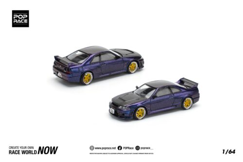 256 Pop Race 1/64 Nissan GT-R R33 Nismo 400R Midnight Purple PR640256