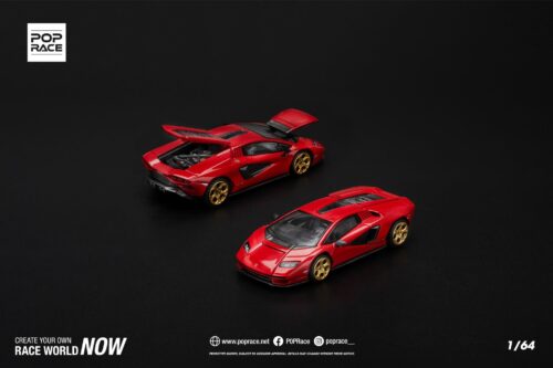 259.2 Pop Race 1/64 Lamborghini LPI 800-4 Rosso Countach PR640259