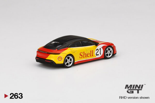 Mini GT Porsche Taycan Turbo S Porsche x Shell MGT00263