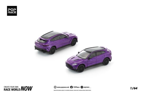 268 Pop Race 1/64 Aston Martin DBX 707 Storm Purple PR640268
