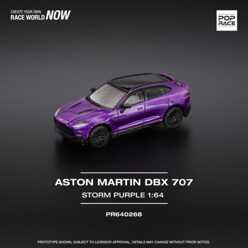 268.2 Pop Race 1/64 Aston Martin DBX 707 Storm Purple PR640268