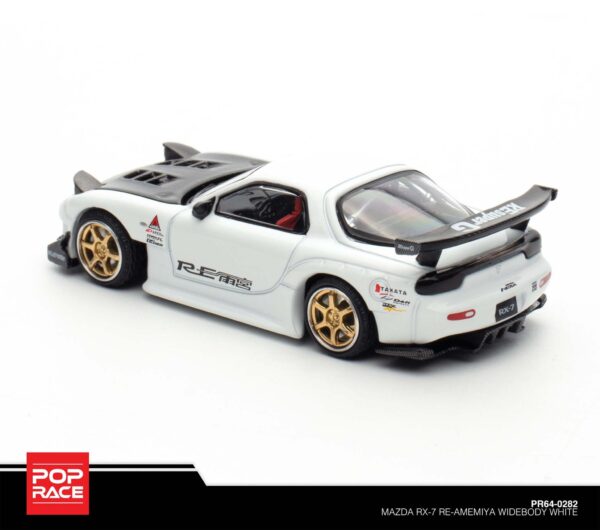 Pop Race 1/64 Mazda Rx7 Re-Amemiya TDE Exclusive! PR640282