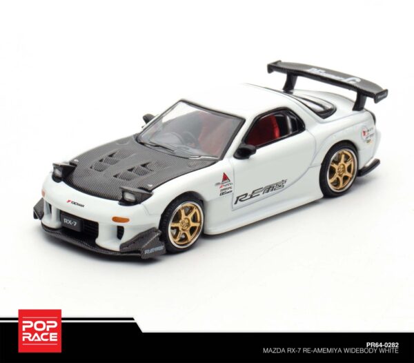Pop Race 1/64 Mazda Rx7 Re-Amemiya TDE Exclusive! PR640282