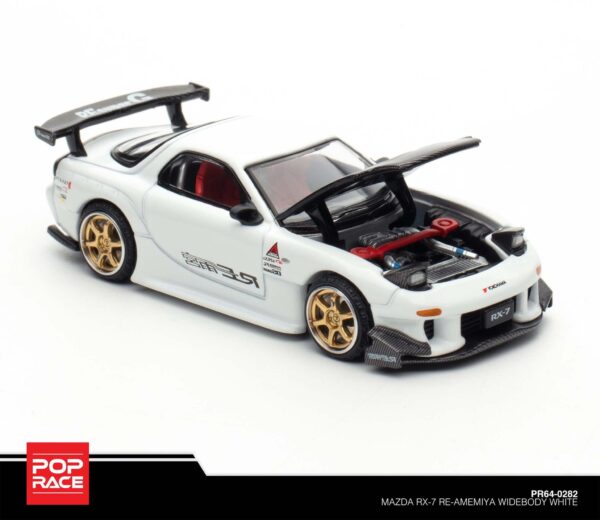 Pop Race 1/64 Mazda Rx7 Re-Amemiya TDE Exclusive! PR640282