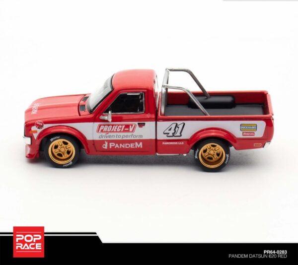 283.4 Pop Race 1/64 Pandem Datsun 620 TDE 2025 Exclusive! PR640283
