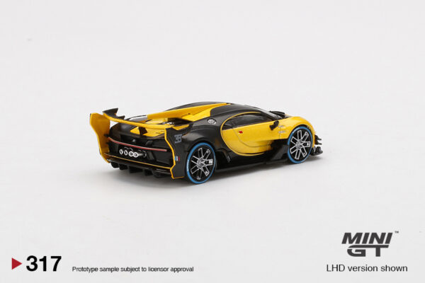 Mini GT Bugatti Vision Gran Turismo Yellow