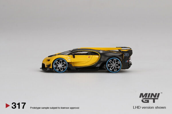 Mini GT Bugatti Vision Gran Turismo Yellow