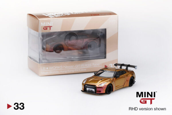 Mini GT LB★WORKS Nissan GT-R (R35) Magic Bronze