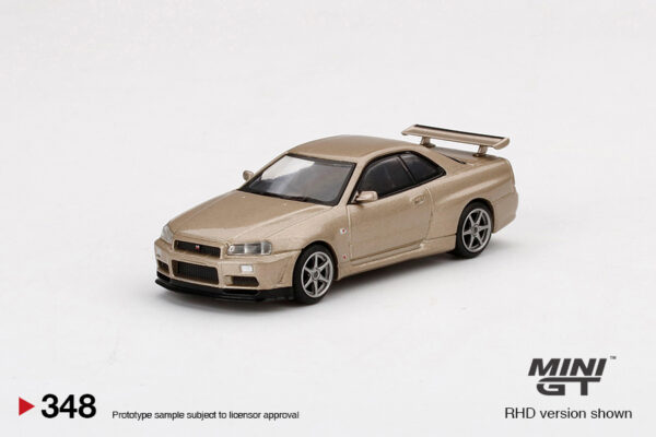 Mini GT Nissan Skyline GT-R (R34) M-Spec Silica Breath