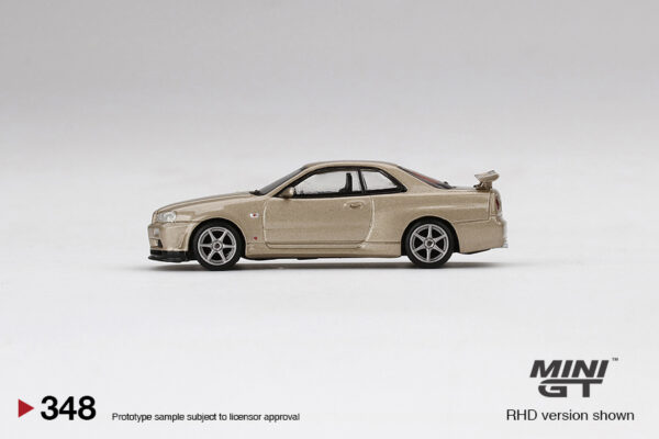 Mini GT Nissan Skyline GT-R (R34) M-Spec Silica Breath