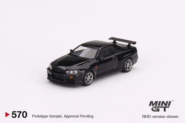 Mini GT Nissan Skyline GT-R (R34) V-Spec Black Pearl
