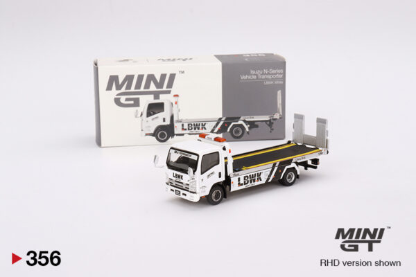 356 Mini GT Isuzu N-Series Vehicle Transporter LBWK White