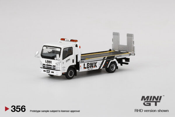 356.1 Mini GT Isuzu N-Series Vehicle Transporter LBWK White