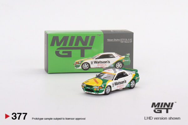 Mini GT Nissan Skyline GT-R (R32) Gr. A #2 1991 Macau GP