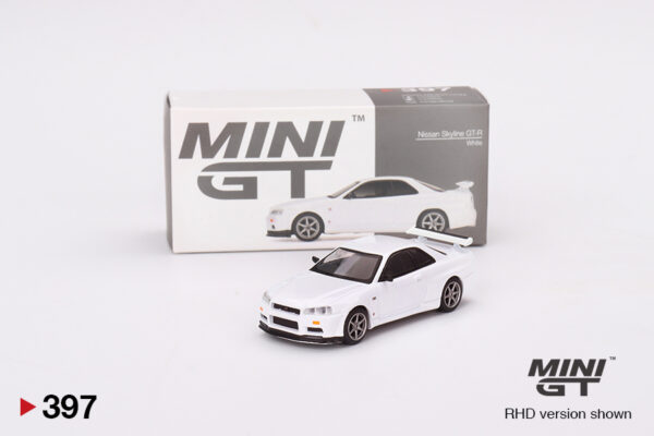 Mini GT Nissan Skyline GT-R (R34) V-Spec N1 White